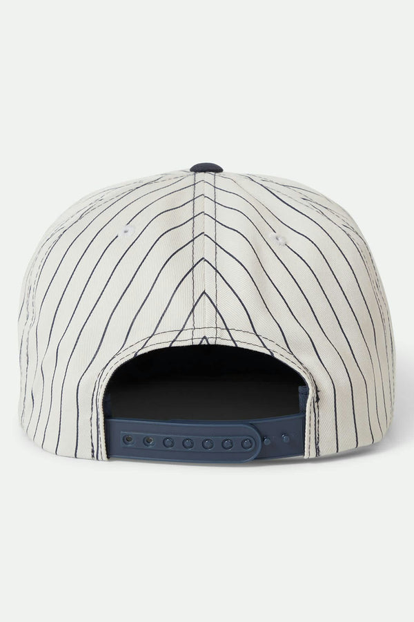 Brixton The League Snapback Washed Navy/Off White