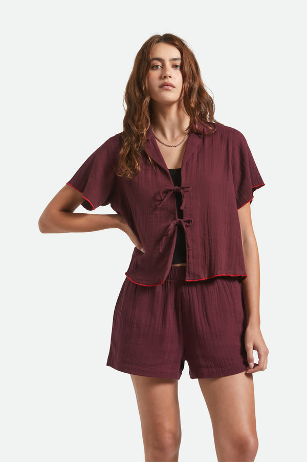 brixton Wandering Tie Top Port