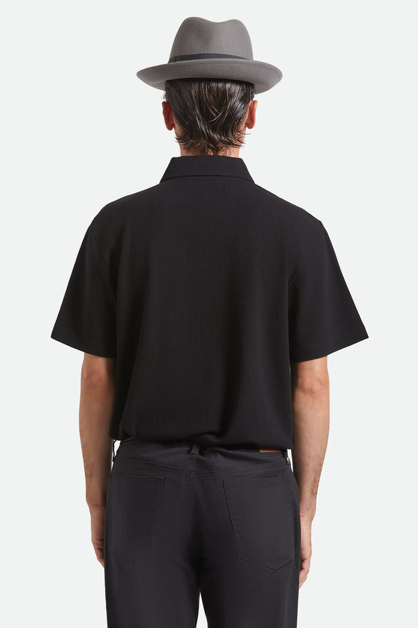 Brixton Horton Convertabrim Packable Fedora Grey/Charcoal