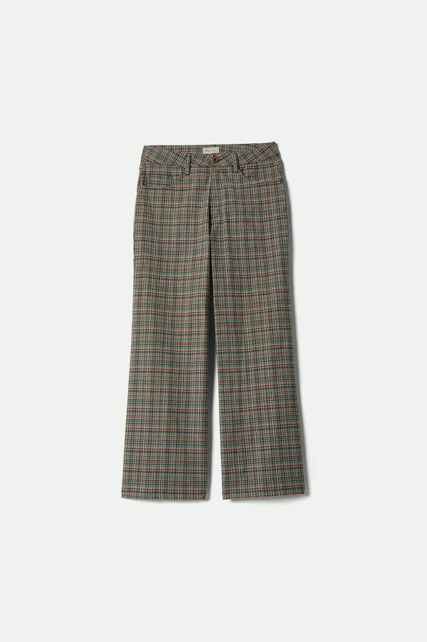 Brixton Margo Cropped 5-Pocket Pant Multi Stripe/Plaid