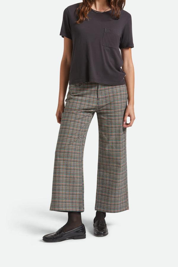 brixton Margo Cropped 5-Pocket Pant Multi Stripe/Plaid