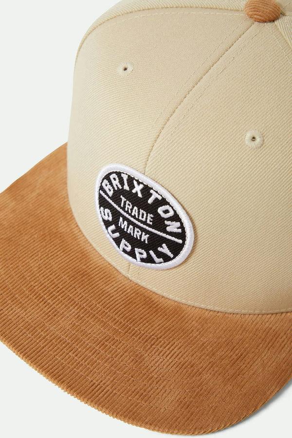 Brixton Oath Iii Snapback Sand/Light Brown Corduroy
