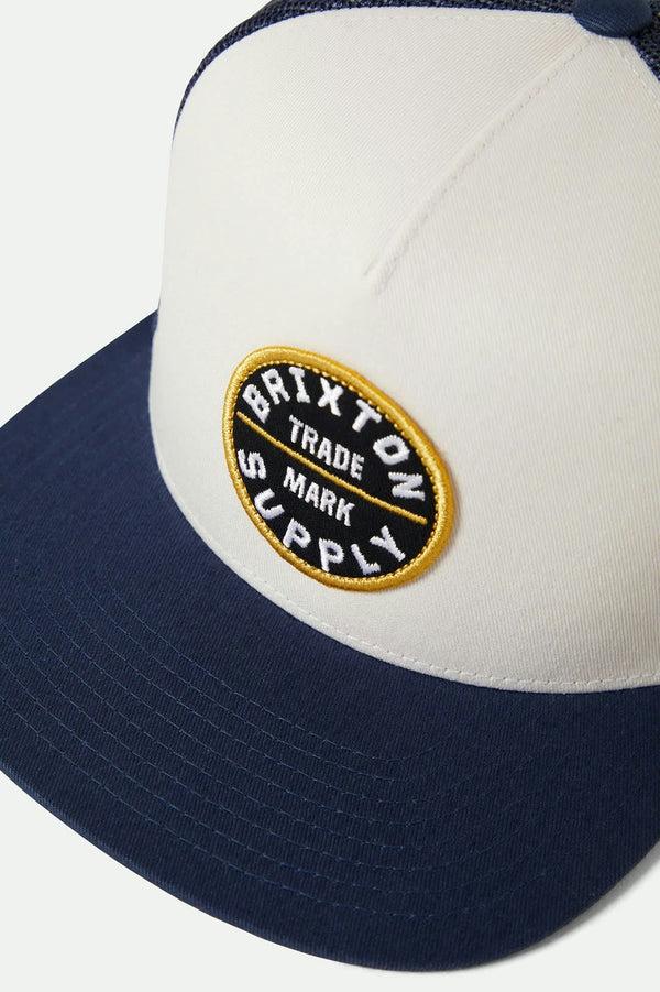 Brixton Oath Trucker Hat Mood Indigo/Off White/Mood Indigo