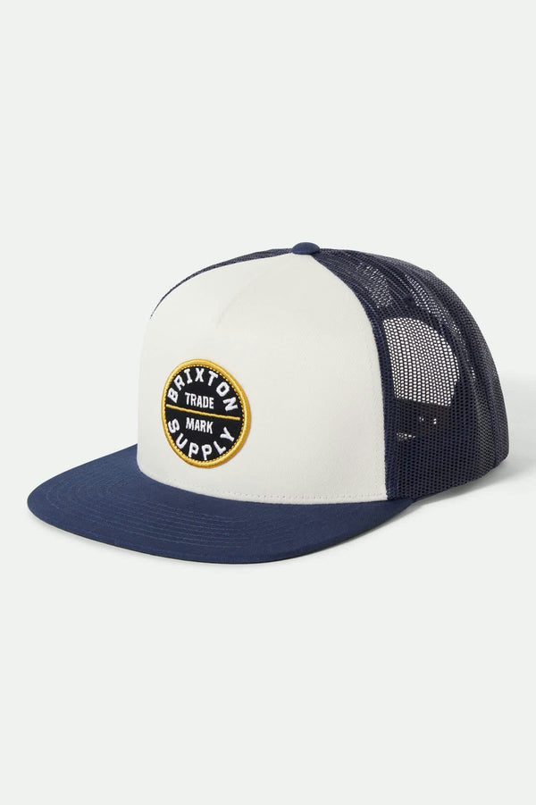 brixton Oath Trucker Hat Mood Indigo/Off White/Mood Indigo