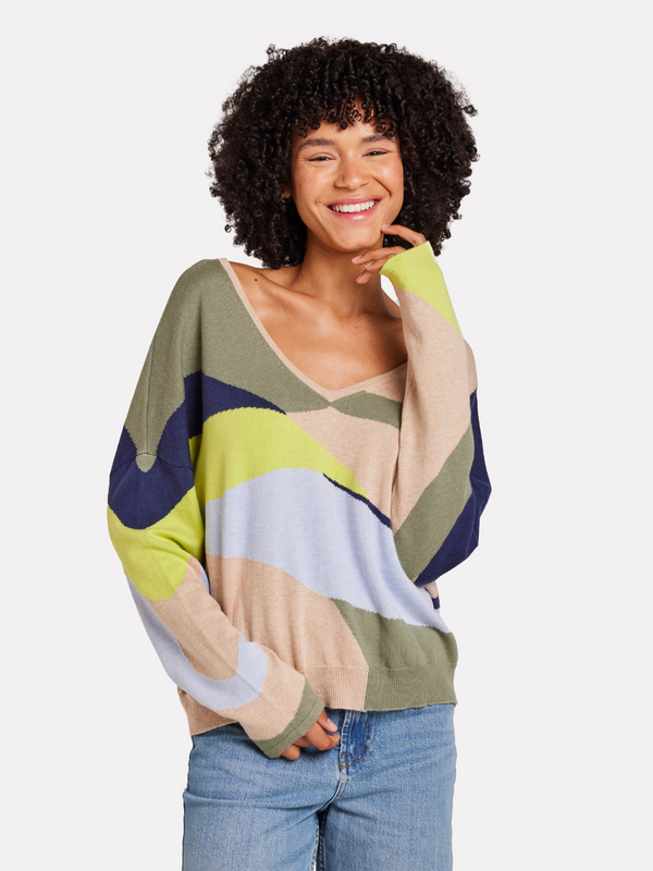 brodie Abstract Reversible Jumper CREMA