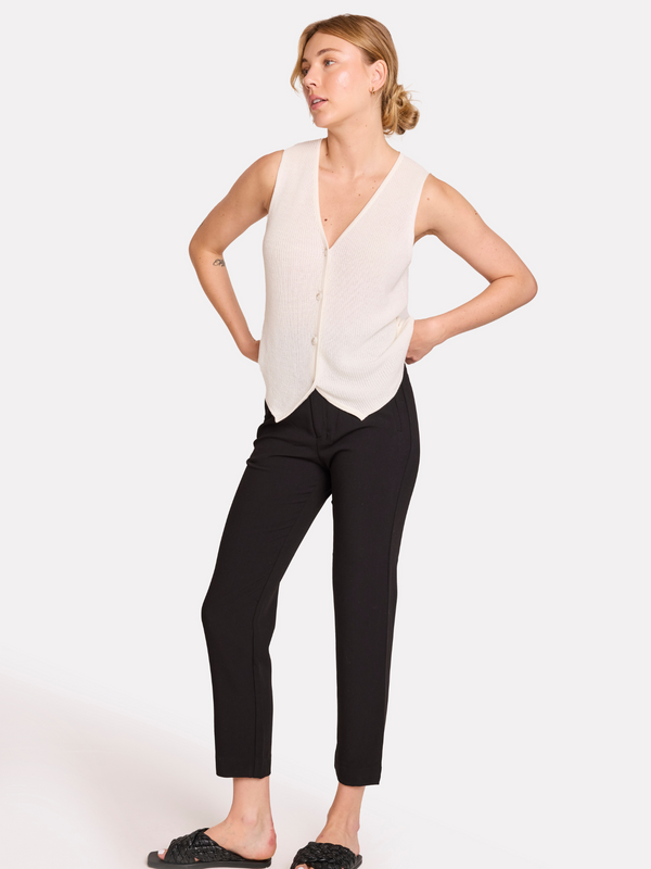 Brodie Knitted Waistcoat WHITE