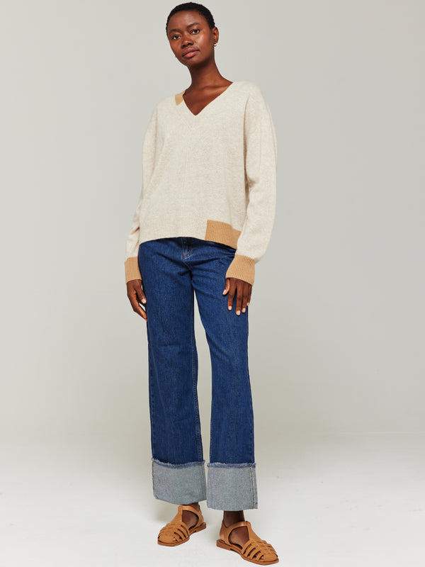 Brodie Maria Colour Pop Cashmere V-Neck