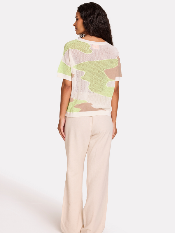 Brodie Mix Stitch Camo Tee LIGHT BROWN CAMO