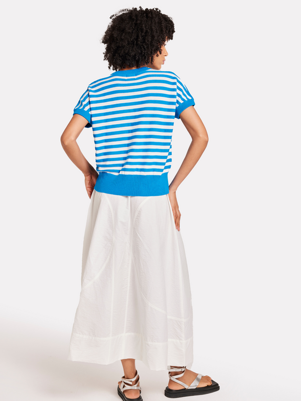 Brodie Nautical Stripe Tee BAYOU BLUE
