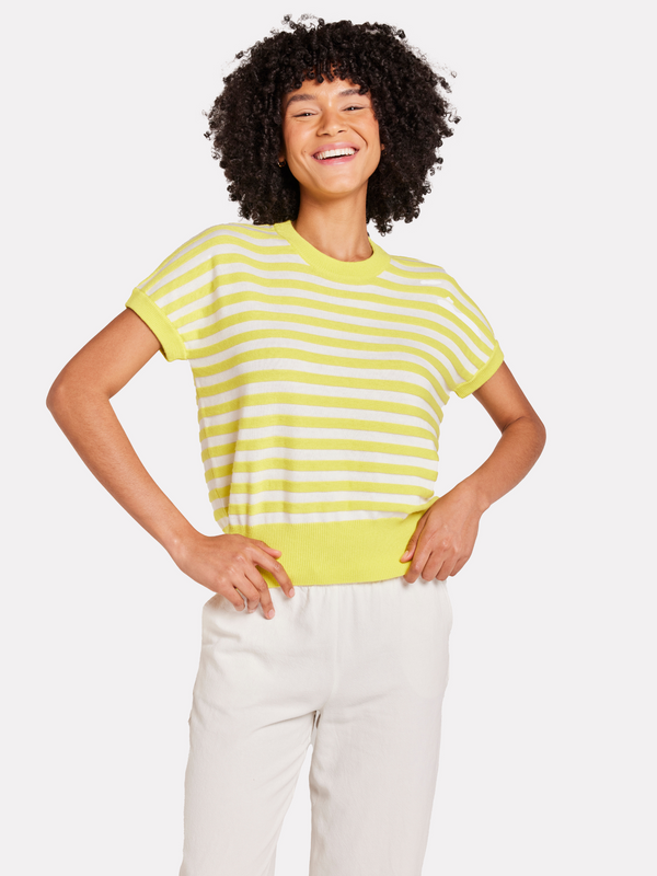 Brodie Nautical Stripe Tee BAYOU BLUE