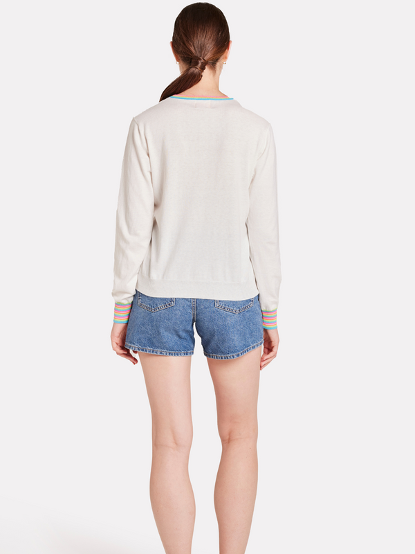 Brodie Rainbow Button Crew ICE WATER