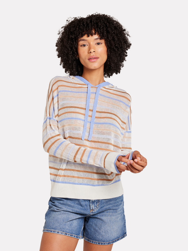 Brodie Rainbow Stripe Hoodie NEON STRIPES