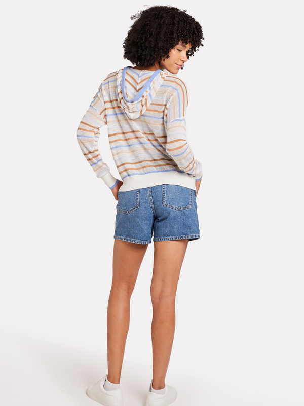 Brodie Rainbow Stripe Hoodie NEON STRIPES