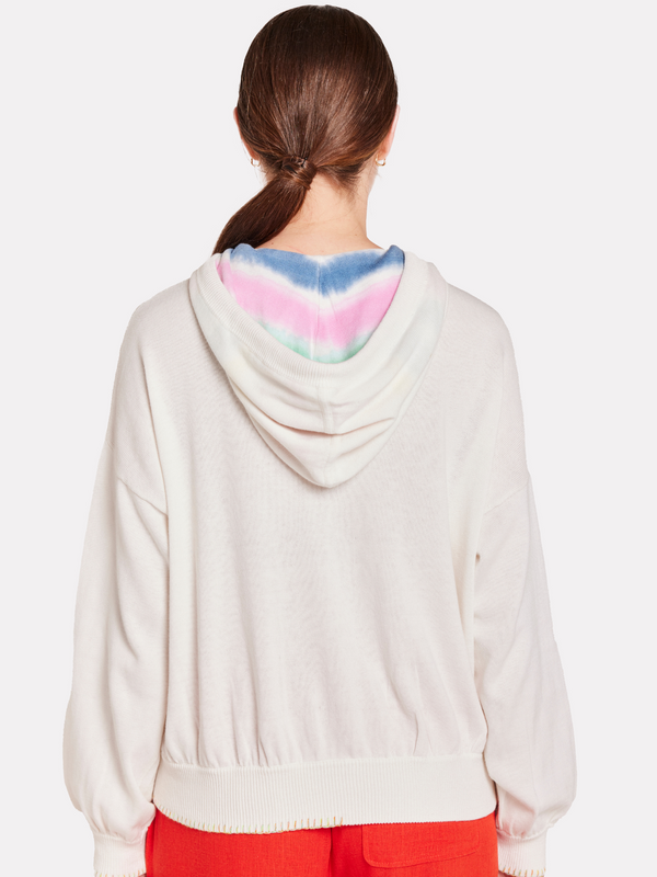 Brodie Rainbow Tie Hoodie ICE WATER