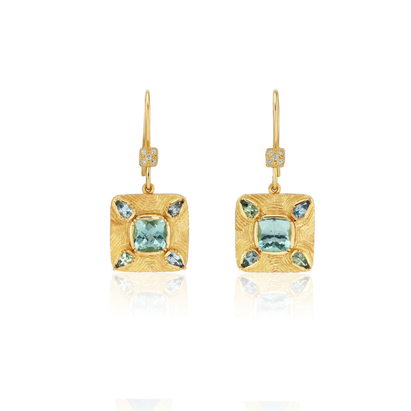 brooke gregson Albers Tourmaline Sapphire Earrings