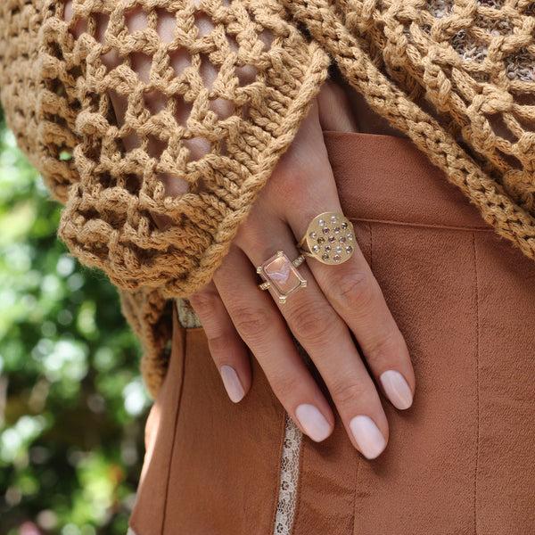 Brooke Gregson Amethyst Bird Ring