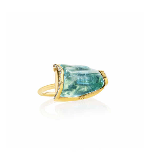 brooke gregson Aquamarine Cloud Ring