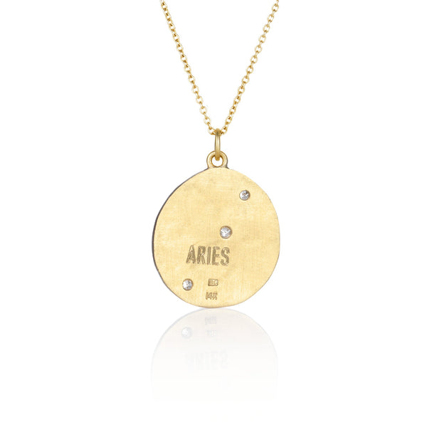 Brooke Gregson Aries Diamond Astrology Necklace