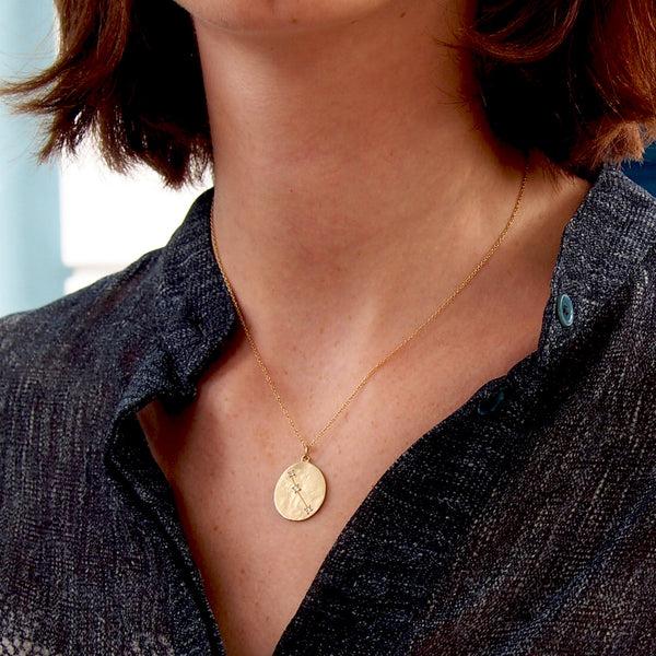 Brooke Gregson Aries Diamond Astrology Necklace