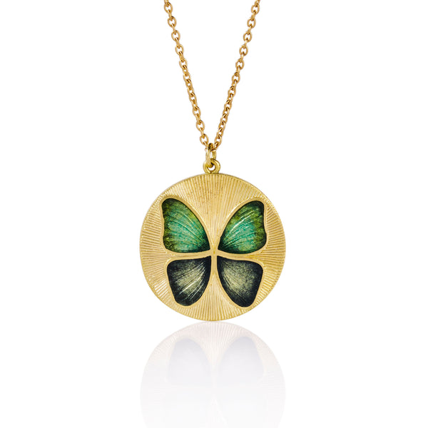brooke gregson Butterfly Enamel Necklace
