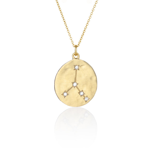 brooke gregson Cancer Diamond Astrology Necklace