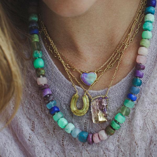 Brooke Gregson Carved Ametrine Horse Necklace