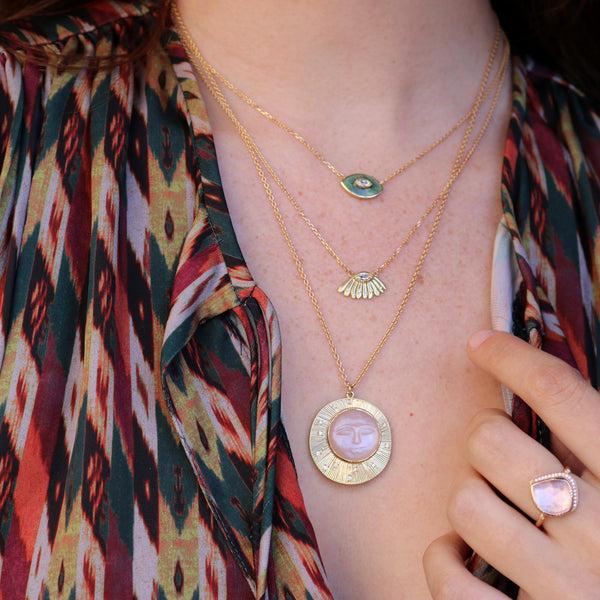 Brooke Gregson Daisy Dewdrop Diamond Necklace