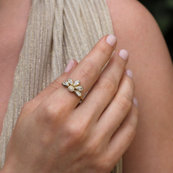 Brooke Gregson Diamond Flower Ring