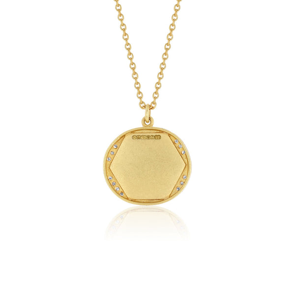 Brooke Gregson Diamond Geo Halo Necklace