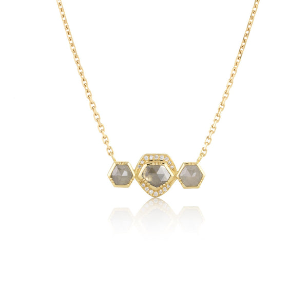 brooke gregson Diamond Geo Necklace
