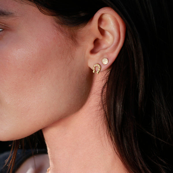 Brooke Gregson Diamond Horseshoe Earrings