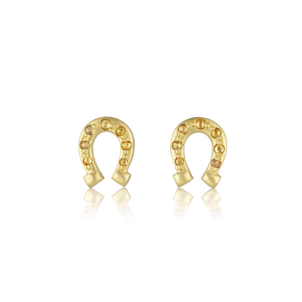brooke gregson Diamond Horseshoe Earrings