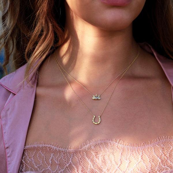 Brooke Gregson Diamond Horseshoe Necklace