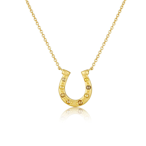 brooke gregson Diamond Horseshoe Necklace