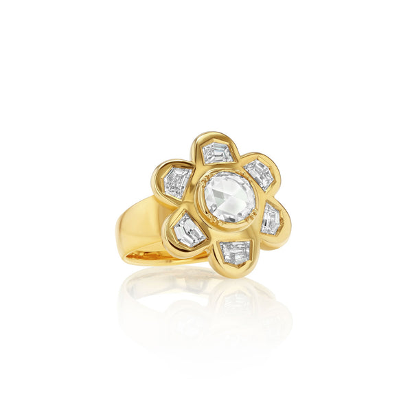 brooke gregson Diamond Poppy Ring