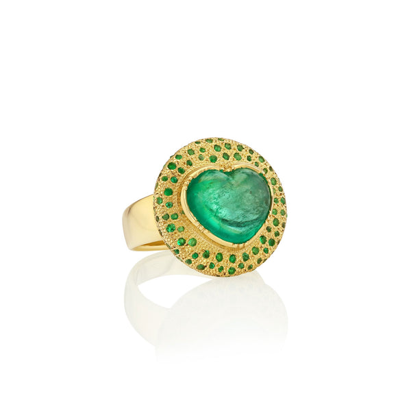 brooke gregson Emerald Heart Chakra Ring