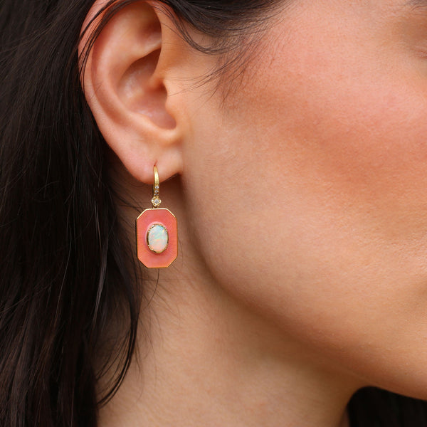 Brooke Gregson Fantasia Opal Enamel Drop Earrings