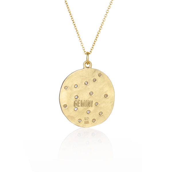 Brooke Gregson Gemini Diamond Astrology Necklace