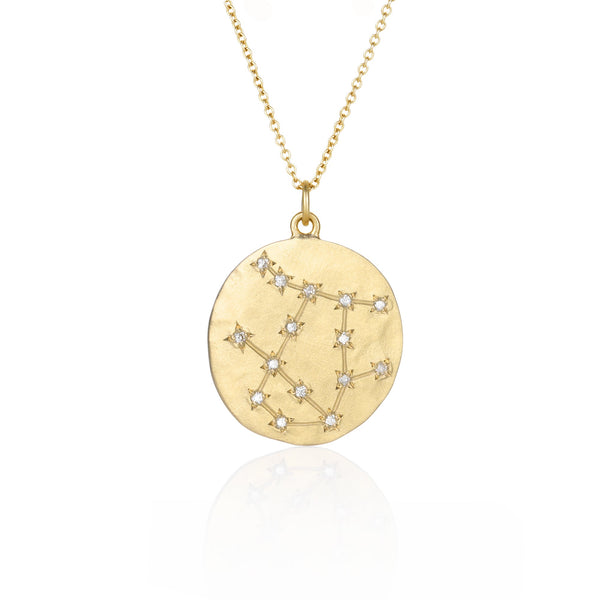 brooke gregson Gemini Diamond Astrology Necklace