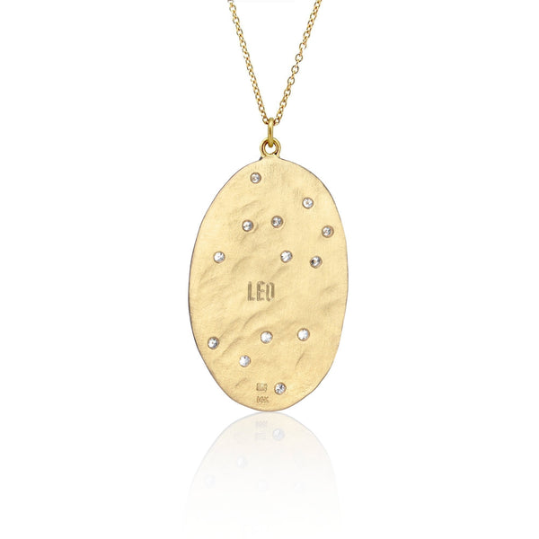 Brooke Gregson Leo Diamond Astrology Necklace
