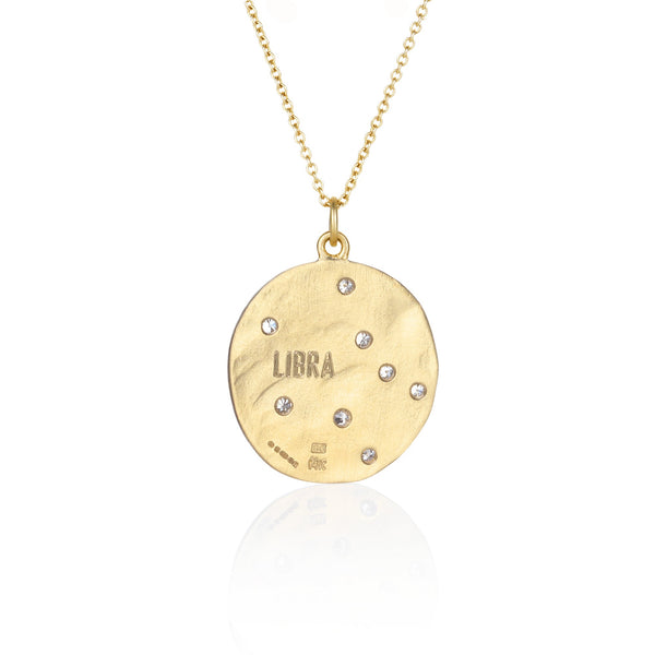 Brooke Gregson Libra Diamond Astrology Necklace