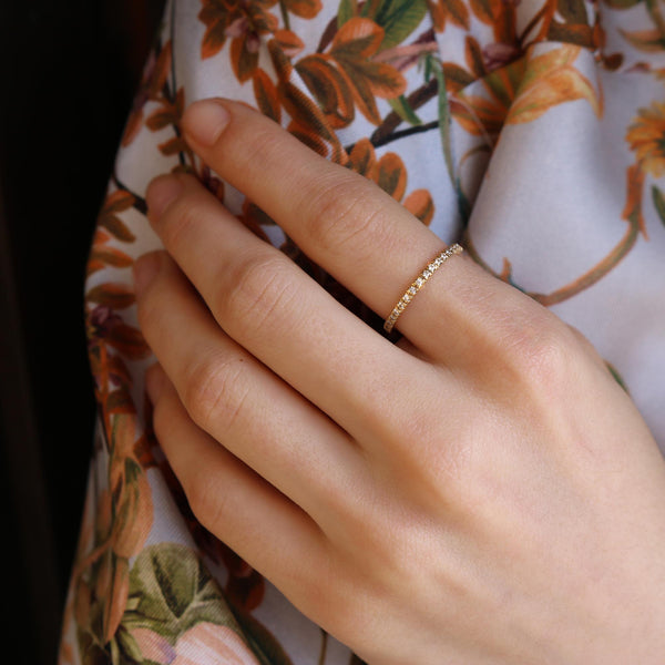 Brooke Gregson Los Angeles Diamond Pave Band