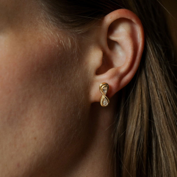 Brooke Gregson Mobius Diamond Earrings