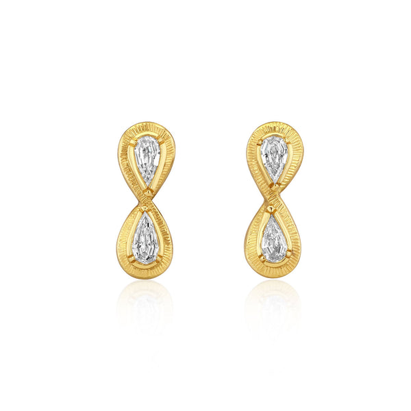 brooke gregson Mobius Diamond Earrings