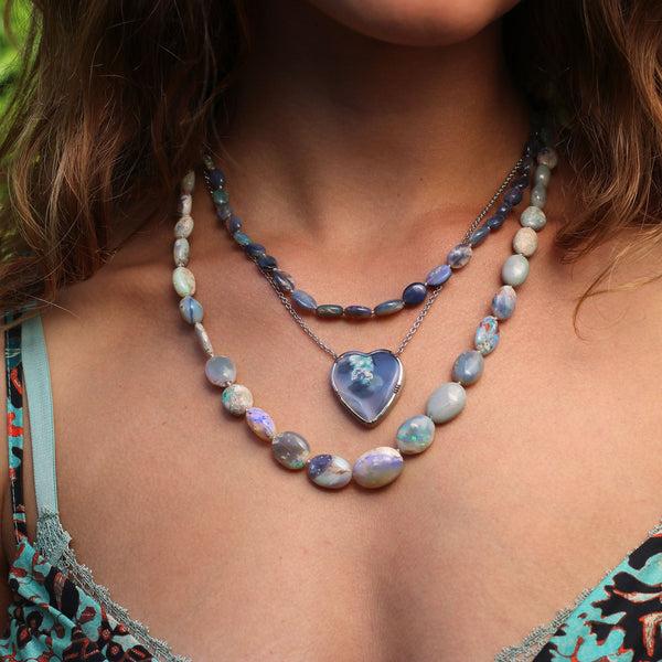Brooke Gregson Opal Heart Necklace