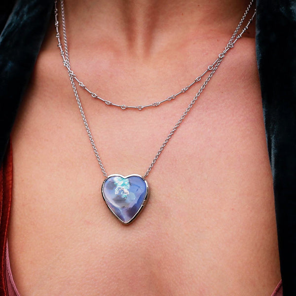 Brooke Gregson Opal Heart Necklace