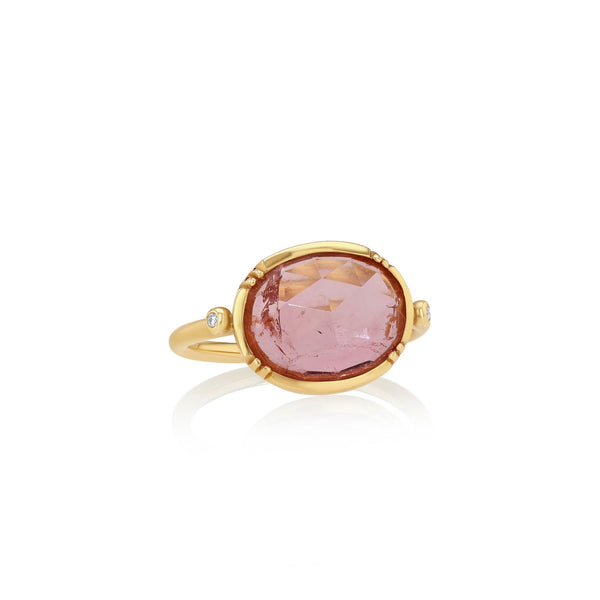 brooke gregson Pink Tourmaline Orbit Ring
