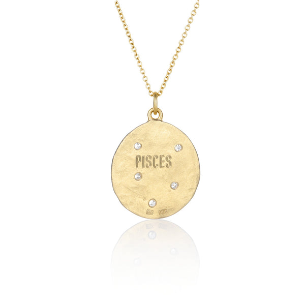 Brooke Gregson Pisces Diamond Astrology Necklace