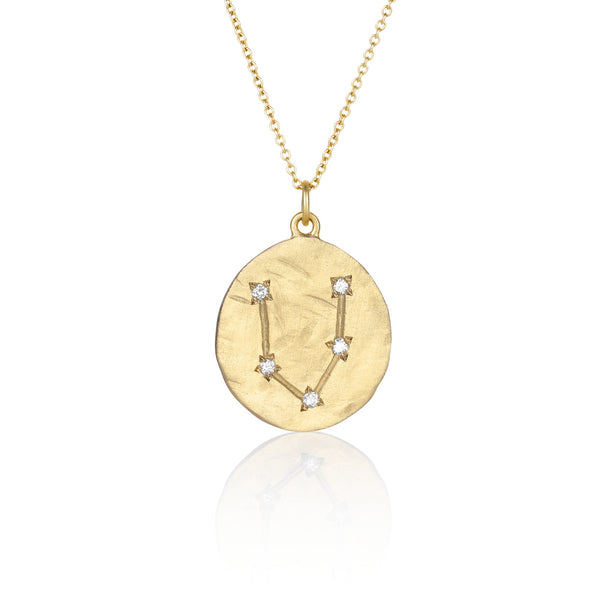 brooke gregson Pisces Diamond Astrology Necklace