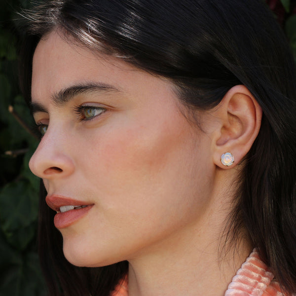 Brooke Gregson Rose Opal Stud Earrings